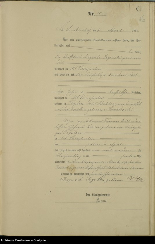 image.from.unit.number "Sterbe-Haupt-Register Nr 1 - 47"