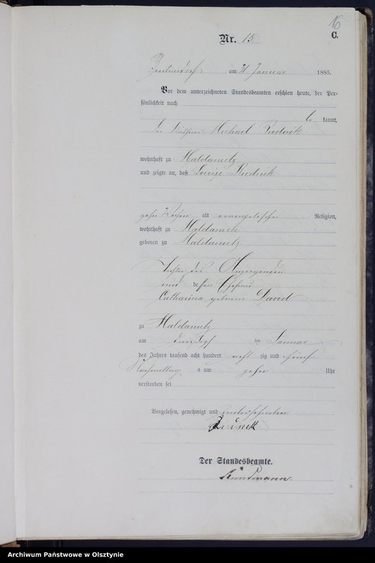 image.from.unit.number "Sterbe-Haupt-Register Nr 1 - 253"