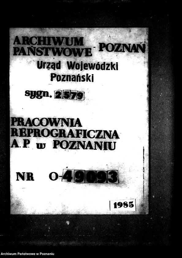 Obraz 17 z jednostki "Majątek Rozbitek powiatu międzychodzkiego zatwierdzenie projektu parcelacyjnego"