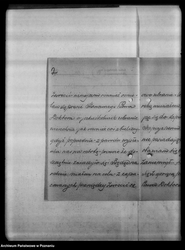 Obraz 6 z jednostki "Korespondencja różna osób przebywających na obczyźnie o pomoc materialną i prawną"