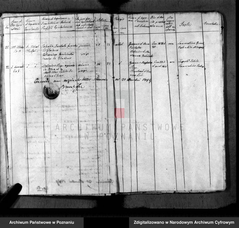 Obraz 12 z jednostki "Duplikat baptisatorum, copulatorum, mortuorum"