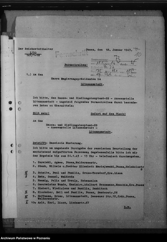 Obraz 14 z jednostki "Achte Sitzung der Zentralstelle der Deutschen Volksliste beim Reichsstatthalter"