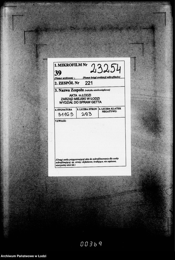 Obraz 2 z jednostki "Frachtbriefe [doppel einige Ausgang] vom 801-1300. [Wtórniki listów przewozowych]"