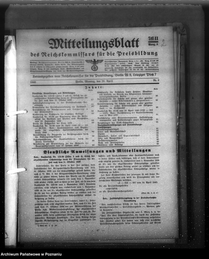 Obraz 6 z jednostki "Mitteilungsblatt für die Preisbildung"