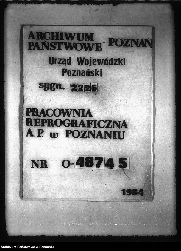 Obraz 1 z jednostki "Parcelacja majątku Czermin"