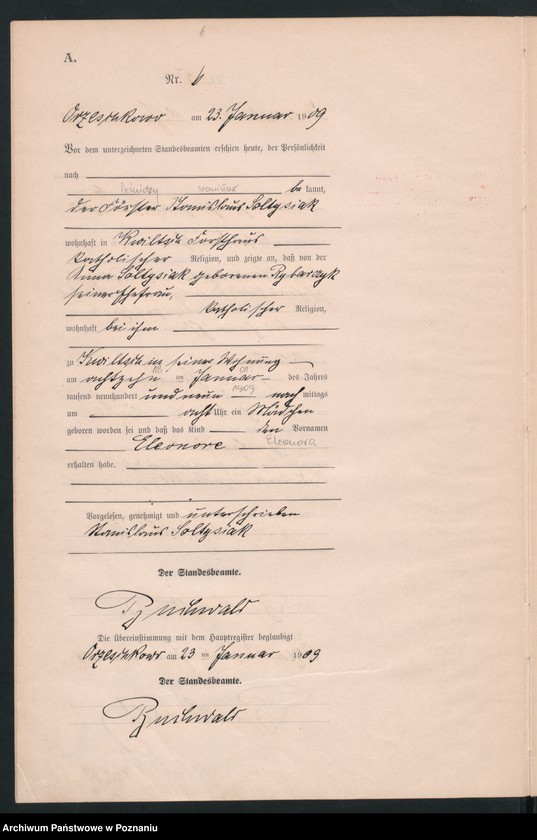 Obraz 9 z jednostki "Geburts-Neben-Register"