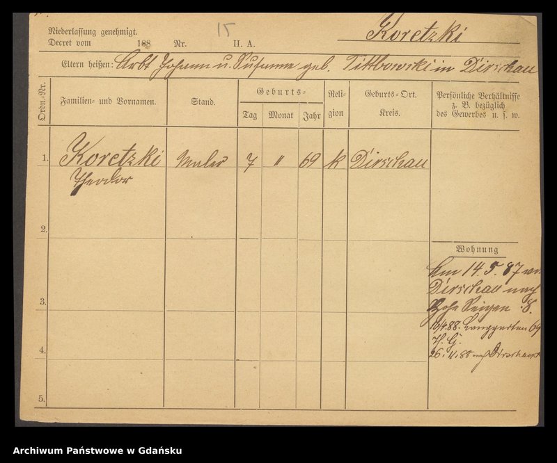 image.from.unit.number "Karty meldunkowe: Korecki - Kornath"