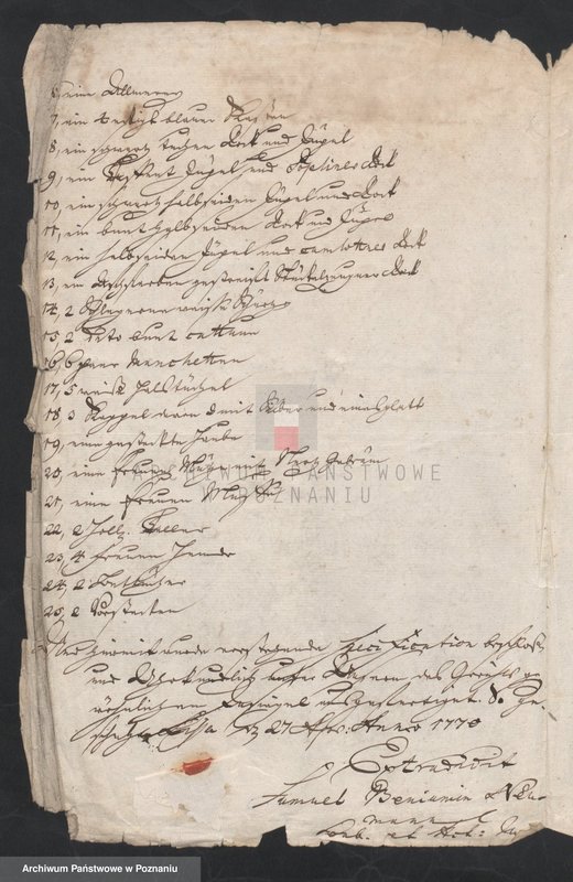 Obraz 4 z jednostki "Inwentarze pośmiertne spisane przez sąd opiekuńczy w Lesznie; język niemiecki"