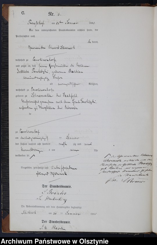 Obraz 9 z jednostki "Sterbe-Neben-Register Nr 1 - 52"