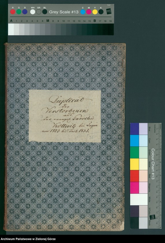 Obraz 2 z jednostki "Duplicat der Verstorbenen aus der evangel[ischen] Parachie Kottwitz bei Sagan von 1823 bis 1835"