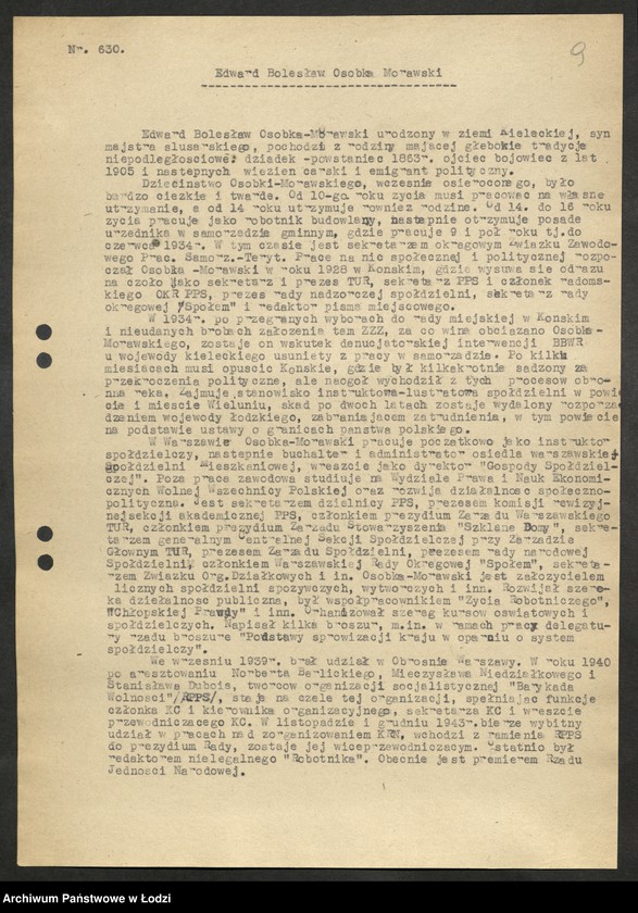 Obraz 10 z jednostki "Przemówienia Władysława Gomułki [oraz] życiorysy [Bolesława Bieruta, Władysława Gomułki, Edwarda Osóbki - Morawskiego i Michała Żymierskiego]"