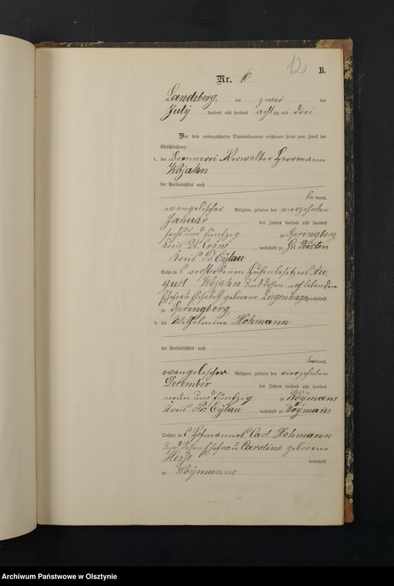 image.from.unit.number "Heiraths-Neben-Register Nr 1 - 12"