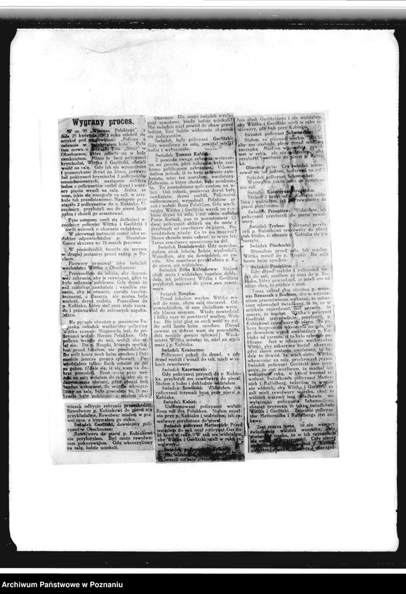 Obraz 19 z jednostki "Zbiór wycinków prasowych dotyczących działalności Towarzystwa "Straż" i innych towarzystw polskich w Oberhausen"