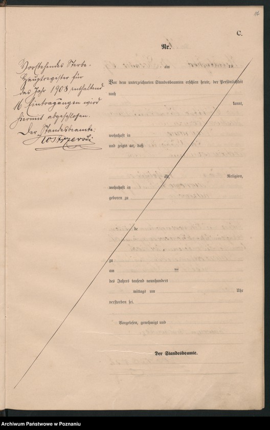 Obraz 20 z jednostki "Sterbe-Haupt-Register"