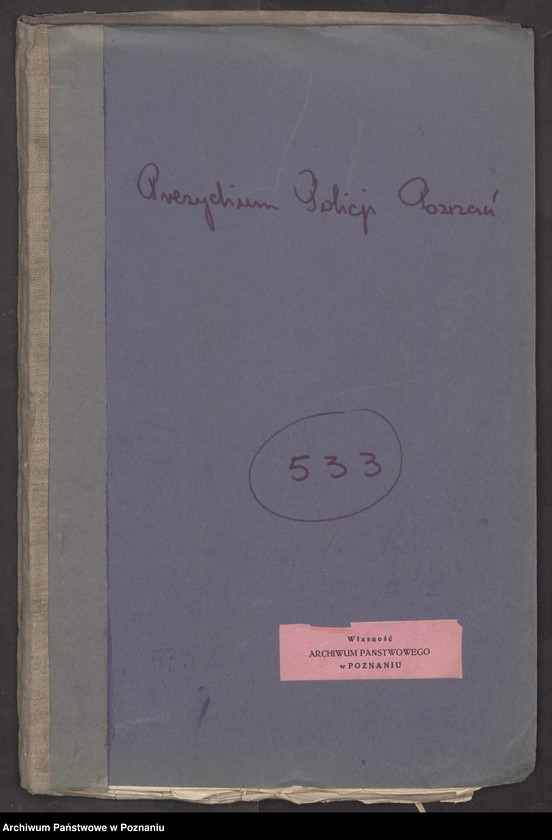 image.from.unit.number "Briefwechsel mit dem Oberpräsidenten, dem Ministerium des Innern und der Regierung betr. die allgemeine politische Lage"