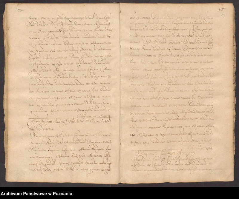 Obraz 16 z jednostki "Acta officii consularis civitatis Posnaniae."