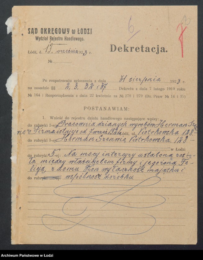 Obraz 15 z jednostki "Herman Szenwic – pracownia dzianych wyrobów"