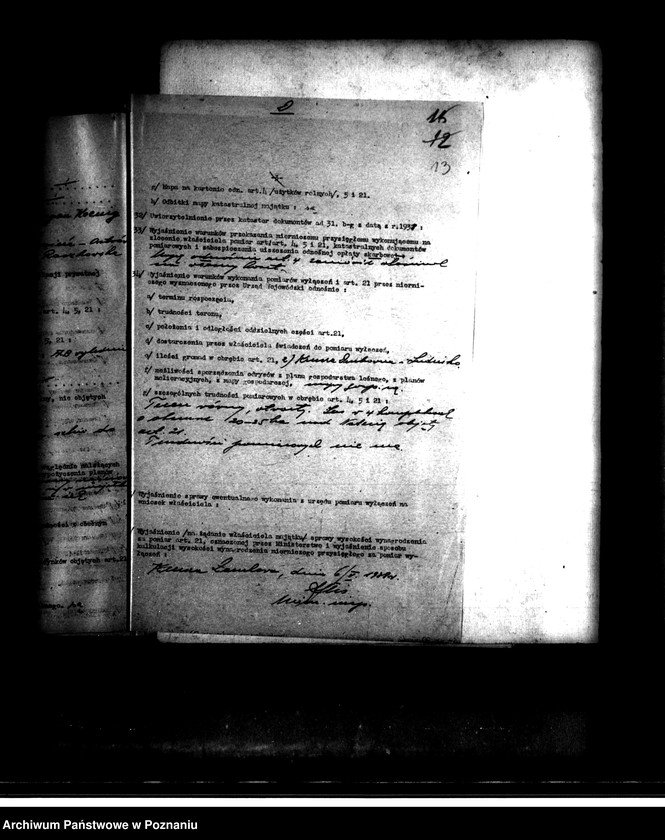 Obraz 17 z jednostki "Majątek Krusza Wielka powiatu mogileńskiego przymusowy wykup /prace pomiarowe/"