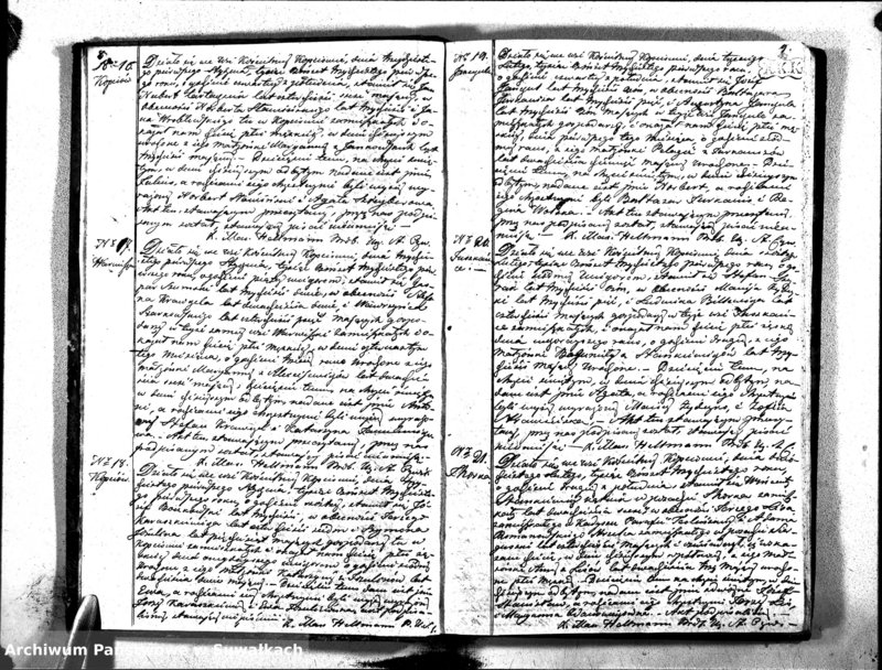 image.from.unit.number "Duplikat Aktów Urodzonych, Zaślubionych i Umarłych Parafii Kopciowskiey 1831 Roku"