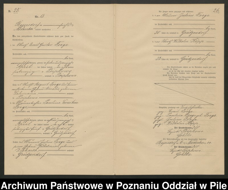 Obraz 16 z jednostki "Księga małżeństw"
