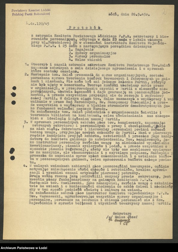 Obraz 3 z jednostki "[Plenum - protokoły i sprawozdania z posiedzeń]"