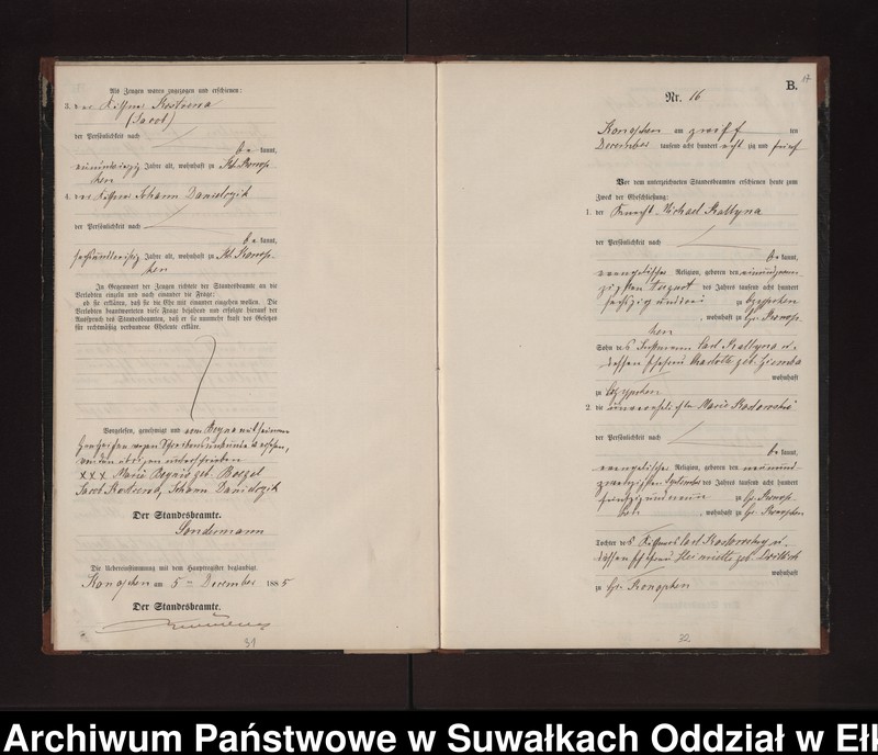 image.from.unit.number "Heiraths-Neben-Register des Preussischen Standes-Amtes Gr. Konopken Kreis Loetzen"