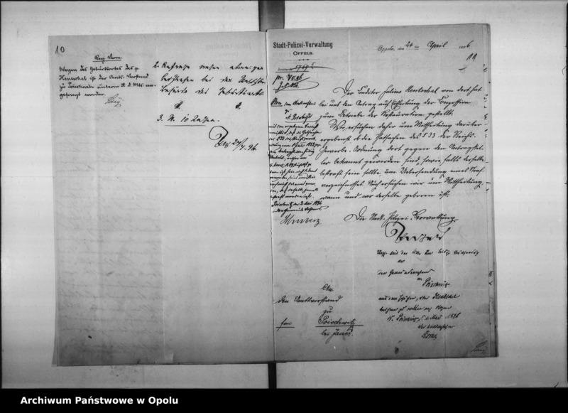 Obraz 14 z jednostki "Acta des Magistrats zu Oppeln betreffend Ausschank von "Wein, Bier und feinen Liqueren" im Riesenfeldschen Hause durch [...] Hentschel Vol: I"