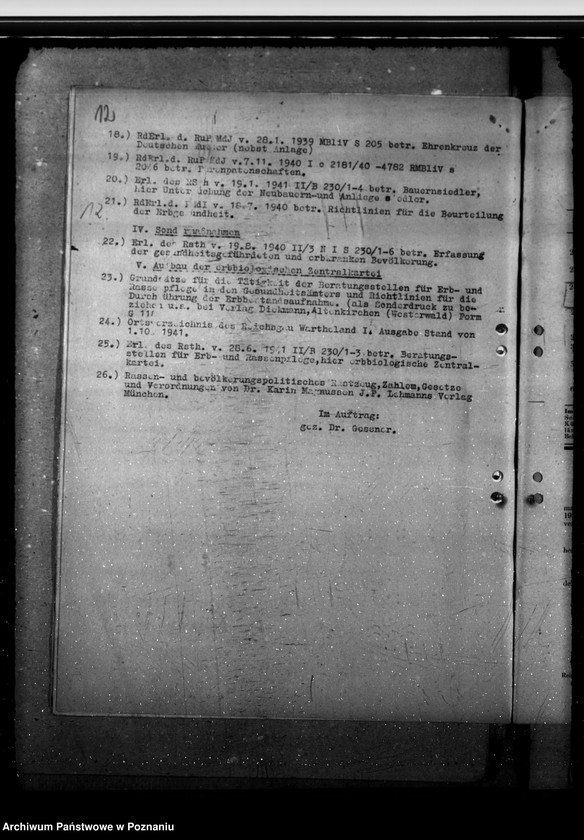 Obraz 15 z jednostki "Gesetz zur Verhütung erkrankten Zackwuchses"