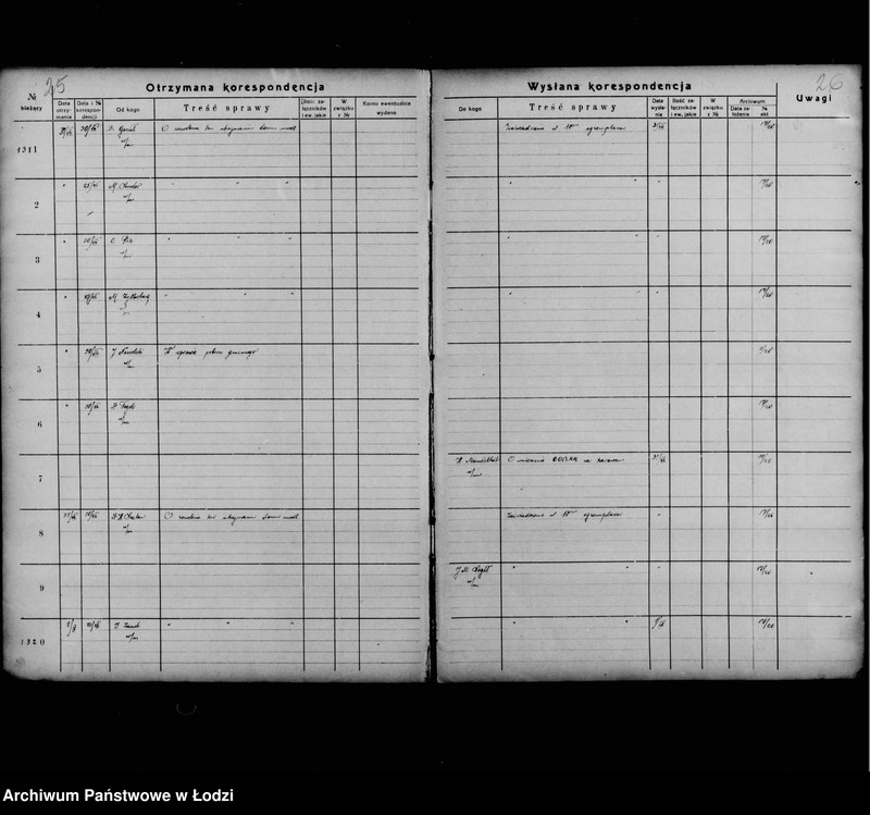 Obraz 17 z jednostki "[Dziennik korespondencyjny]"