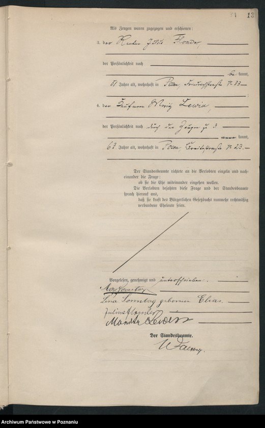 Obraz 15 z jednostki "Księga miejscowa małżeństw tom II [Rejestr główny małżeństw]"