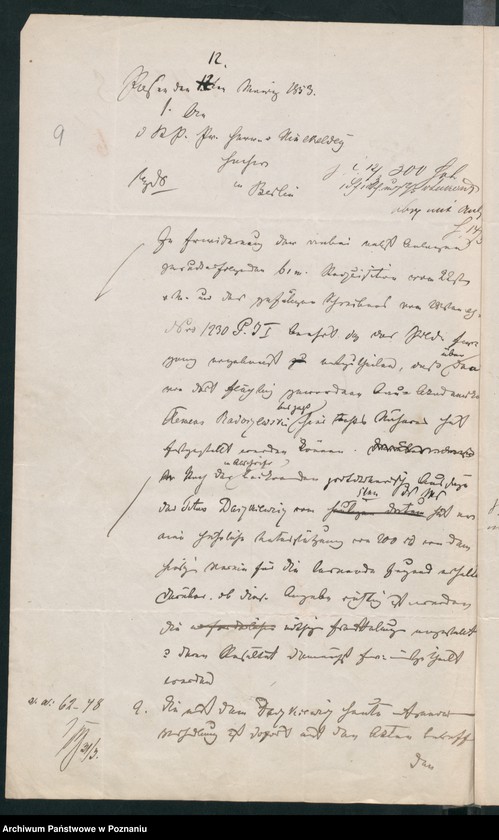 Obraz 13 z jednostki "A. betr. Klemens von Radoszewski"