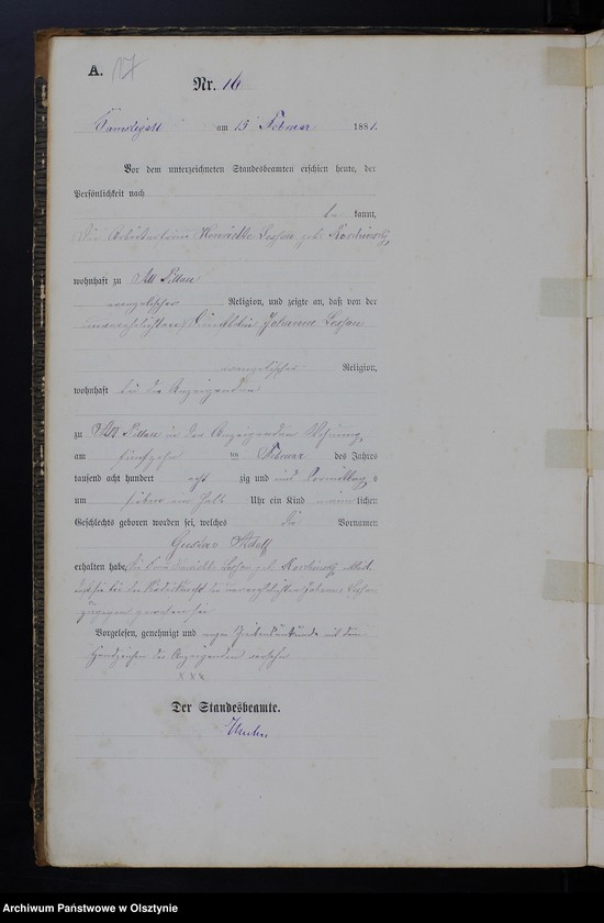 image.from.unit.number "Geburts-Haupt-Register Nr 1 - 148"