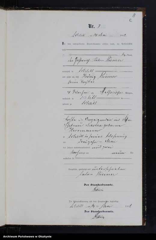 image.from.unit.number "Sterbe-Neben-Register Nr 1 - 14"