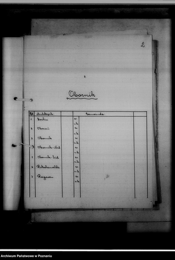 Obraz 6 z jednostki "Einziehungsprotokolle [ksiąg kościelnych] Kreis Obornik [powiat obornicki]"