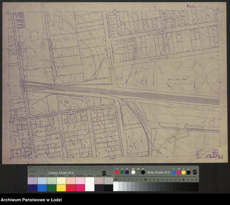 Obraz 1 z jednostki "Plan miasta Łodzi Sekcja NO 2"