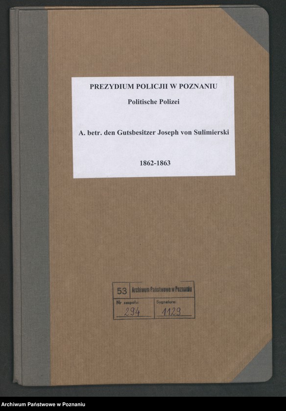 Obraz 2 z jednostki "A. betr. den Gutsbesitzer Joseph von Sulimierski"
