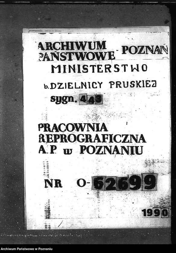 Obraz 1 z jednostki "Sprawy gospodarcze-ogólne Okólniki Dep. Spraw Wewnętrznych"