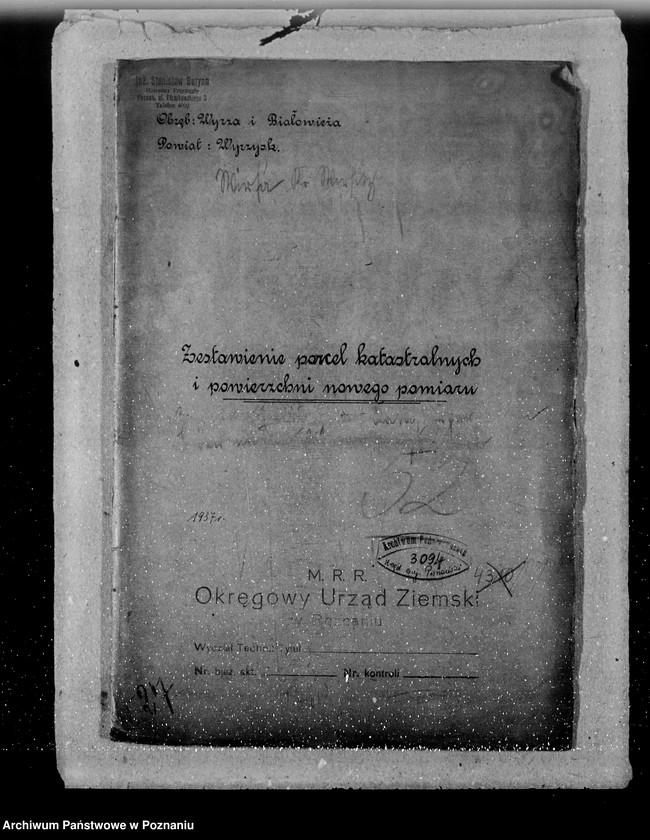 Obraz 4 z jednostki "Zestawienie parcel katastralnych i powierzchni nowego pomiaru"