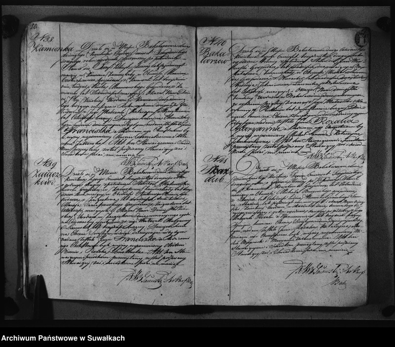 image.from.unit.number "Duplikat Aktow Urodzonych Chrzestnych Zaślubionych i Zeszłych na Rok 1832"