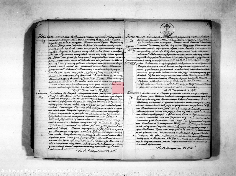 image.from.unit.number "Dublikat aktov o roždenij, brakosočetanij i smerti prichoda Vigry v 1873 godu"