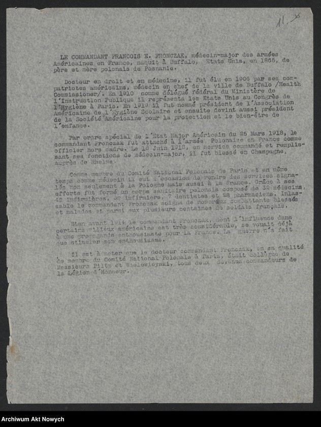Obraz 13 z jednostki "Jusserand Jean Jules (historyk, dyplomata); Załączniki: charakterystyki i życiorysy F. E. Fronczaka, T. A. Starzyńskiego, J. F. Smulskiego, K. Żychlińskiego, N. L. Piotrowskiego; L.6 (odpowiedzi - maszynopisy)"