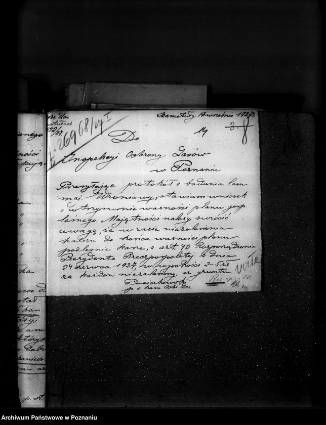 Obraz 18 z jednostki "Majętność leśna Wroniawy powiat wolsztyński"