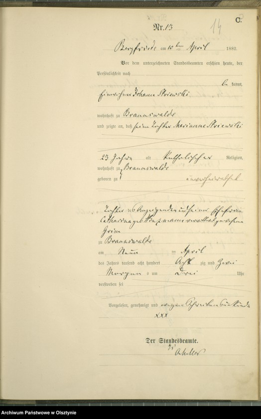 image.from.unit.number "Sterbe-Haupt-Register Nr 1 - 59"