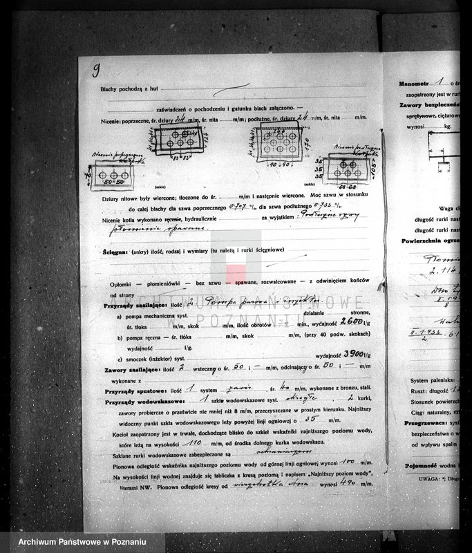 Obraz 13 z jednostki "Zarząd Miejski w Kościanie Rzeźnia Miejska nr woj. kotła 215"