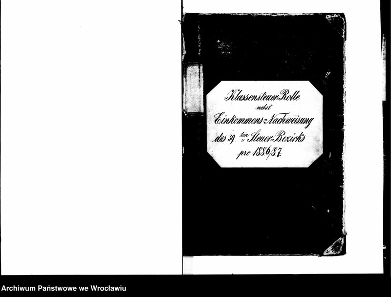 image.from.unit.number "Klassensteuerrolle nebst Eikommens - Nachweisung"