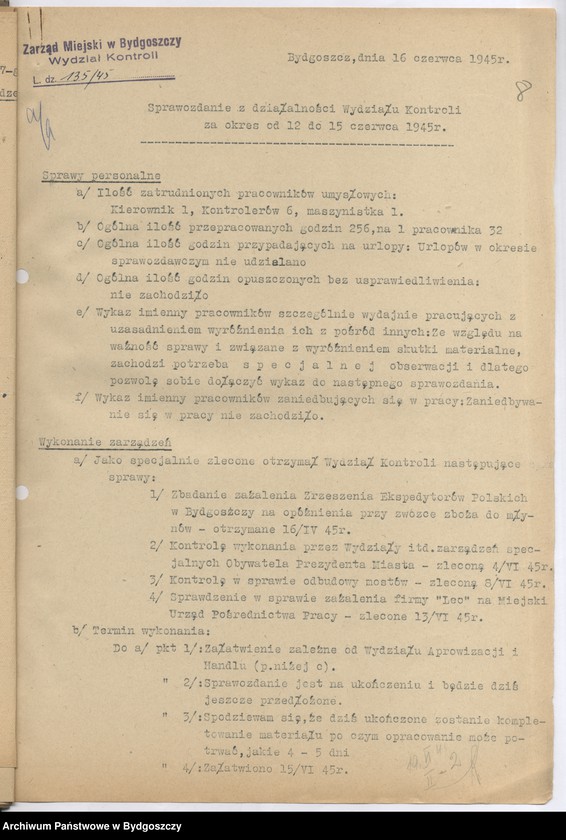 image.from.unit.number "Sprawozdania okresowe z działalności poszczególnych wydziałów Zarządu Miejskiego w Bydgoszczy"