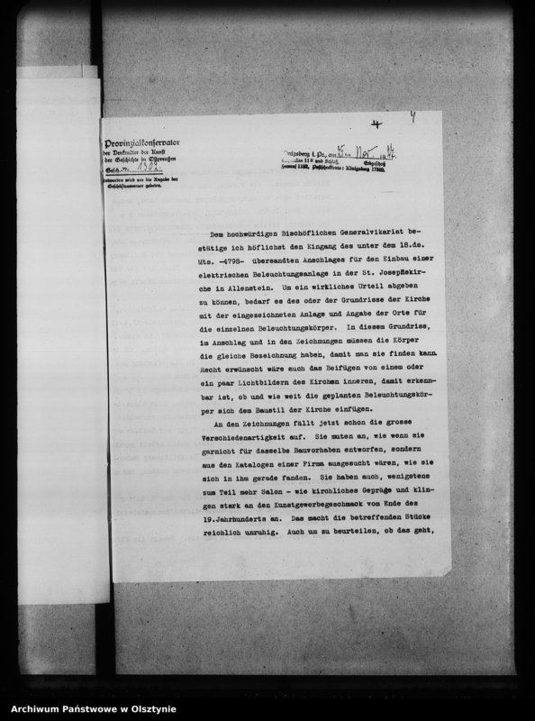 image.from.unit.number "Allenstein, St. Josephikirche"