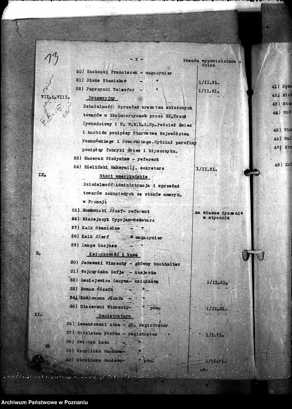 Obraz 17 z jednostki "Departament Przemysłu i Handlu [sprawy osobowe urzędników departamentu]"