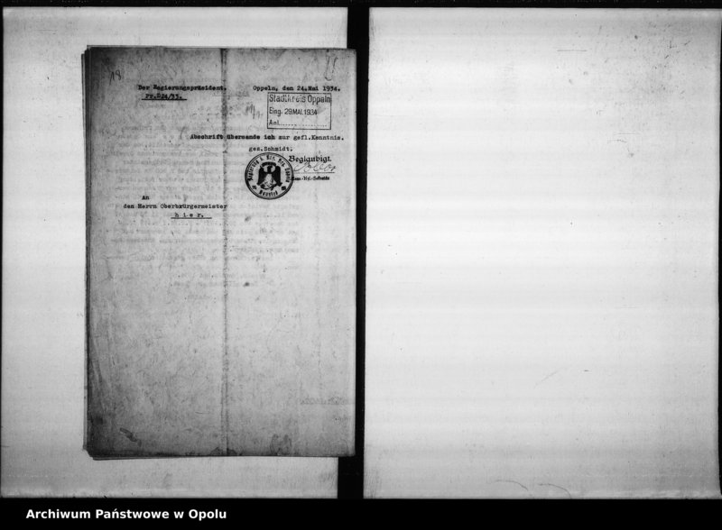 Obraz 16 z jednostki "Stadtverwaltung Oppeln. Dienststrafverfahren gegen Dr. Berger"