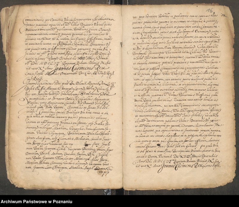 Obraz 19 z jednostki "Protocolon officii consularis Posnaniensis."